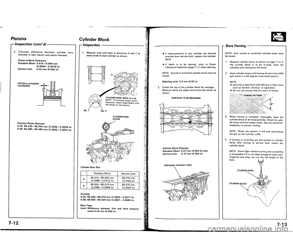 ACURA VIGOR 1993  Service Workshop Manual 