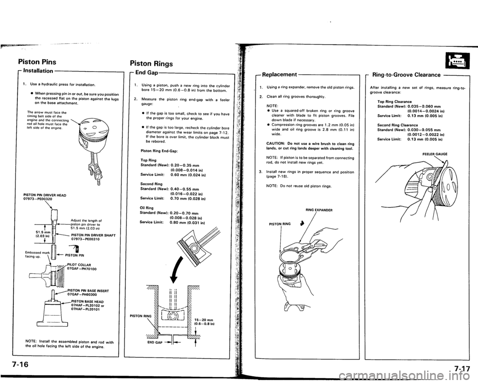 ACURA VIGOR 1993  Service Workshop Manual 