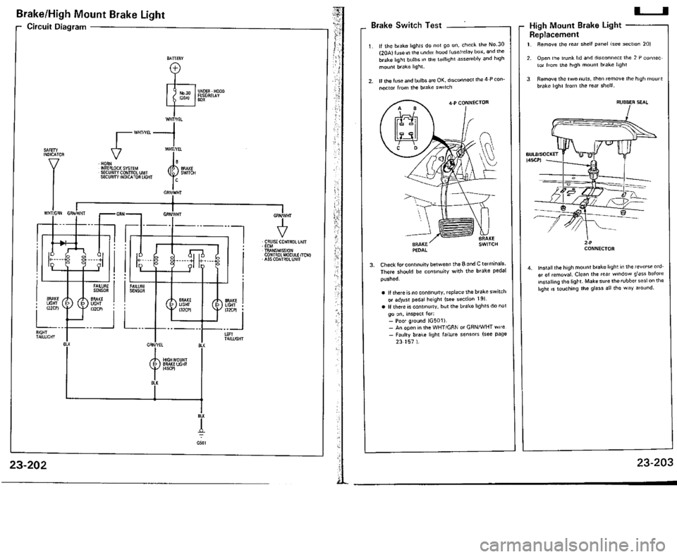 ACURA VIGOR 1993 Service Repair Manual ACURA VIGOR 1993 Service Repair Manual