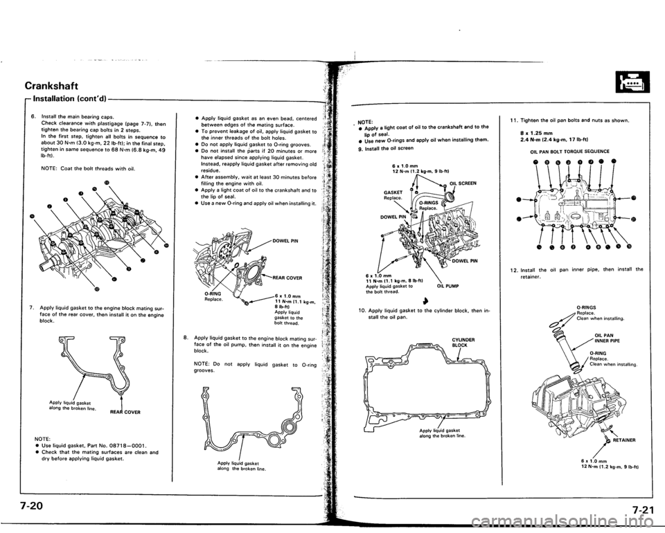 ACURA VIGOR 1993  Service Workshop Manual 