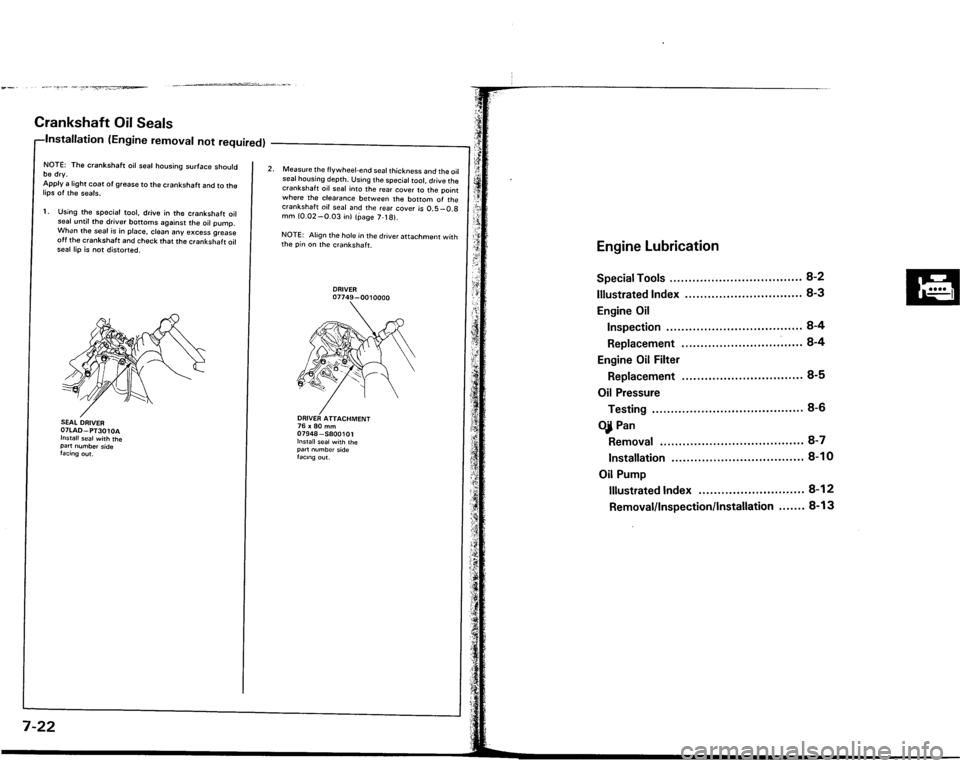 ACURA VIGOR 1993  Service Workshop Manual 