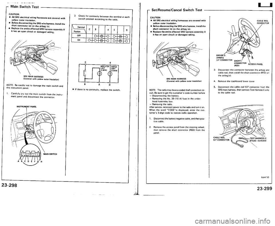 ACURA VIGOR 1993 Service Repair Manual ACURA VIGOR 1993 Service Repair Manual
