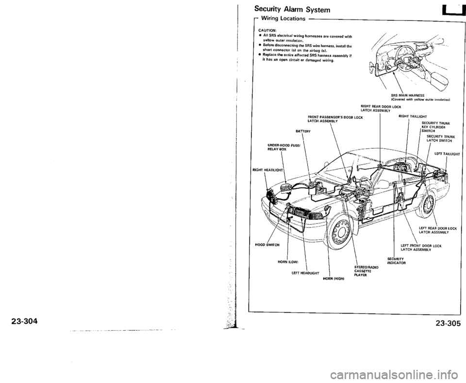 ACURA VIGOR 1993 Service Repair Manual ACURA VIGOR 1993 Service Repair Manual