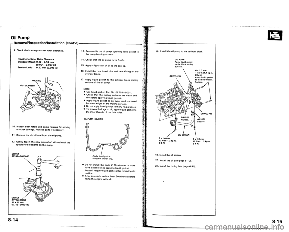 ACURA VIGOR 1993  Service Manual PDF 