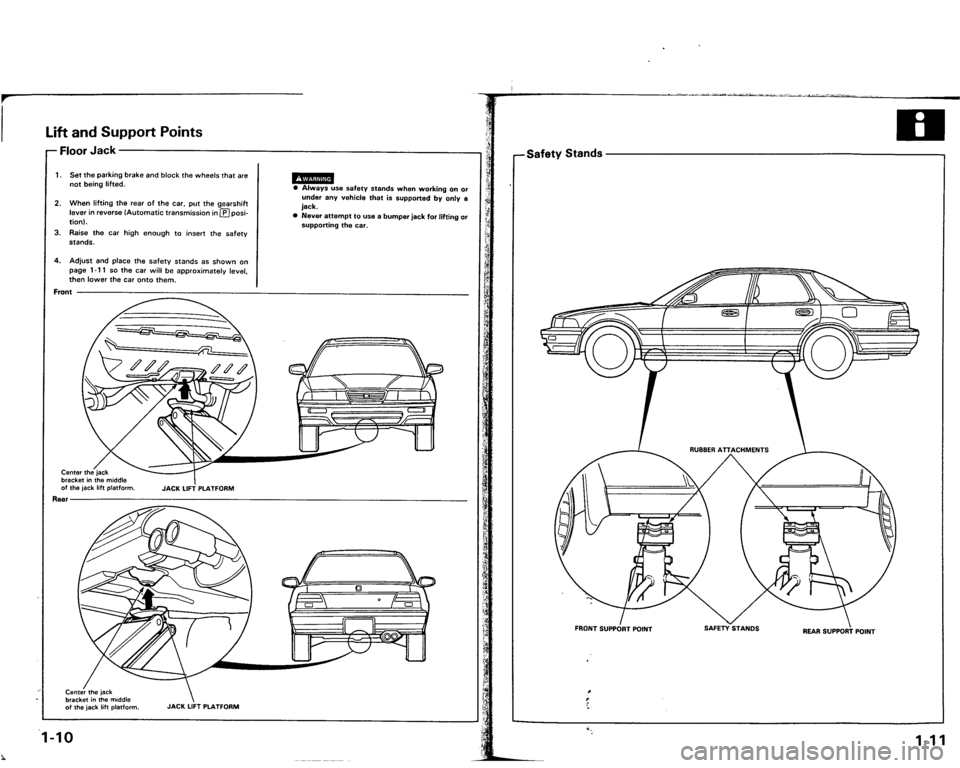 ACURA VIGOR 1993  Service Repair Manual 
