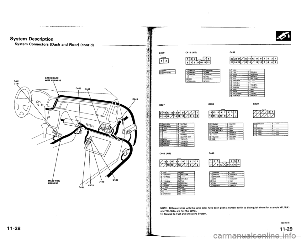 ACURA VIGOR 1993 Service Owners Manual ACURA VIGOR 1993 Service Owners Manual