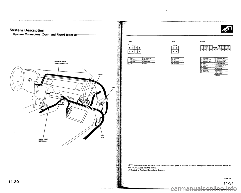 ACURA VIGOR 1993 Service Owners Manual ACURA VIGOR 1993 Service Owners Manual