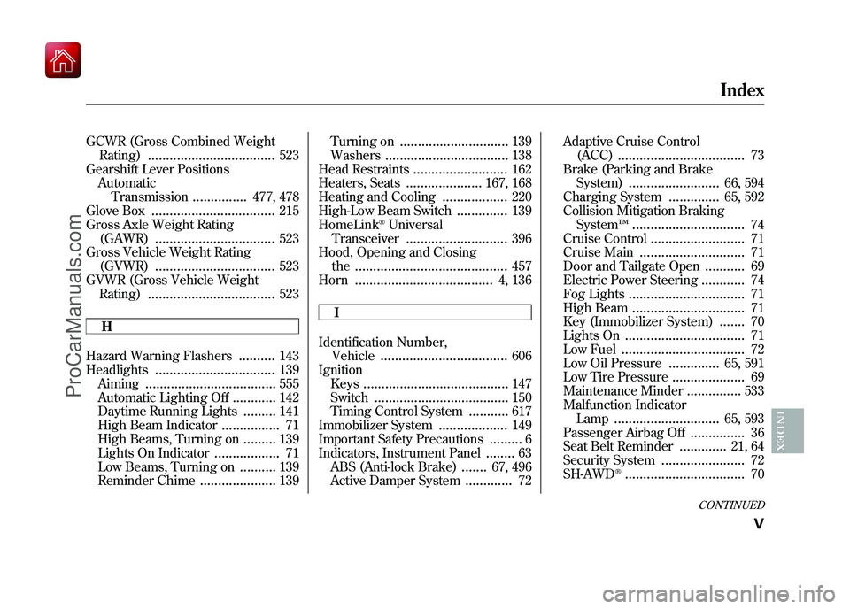ACURA ZDX 2010 Owners Manual GCWR (Gross Combined WeightRating)
...................................
523
Gearshift Lever Positions Automatic
Transmission
...............
477, 478
Glove Box
..................................
215
Gr ACURA ZDX 2010 Owners Manual GCWR (Gross Combined WeightRating)
...................................
523
Gearshift Lever Positions Automatic
Transmission
...............
477, 478
Glove Box
..................................
215
Gr