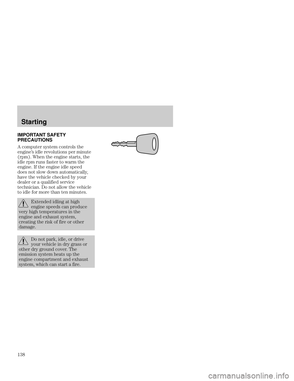 Mercury Mercury Cougar 2000  Owners Manuals Starting
	 IMPORTANT
 SAFETY
PRECAUTIONS

 #" !!" " ! "
!   $#"!   #"
   "  !" "! "
    #! !"  " %  "
 
 "  