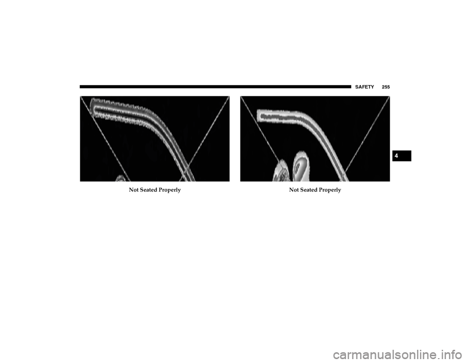 Ram 1500 2020 Owners Manual SAFETY 255
Not Seated ProperlyNot Seated Properly
4
2020_DT_1500_OM_US.book Page 255 Ram 1500 2020 Owners Manual SAFETY 255
Not Seated ProperlyNot Seated Properly
4
2020_DT_1500_OM_US.book Page 255