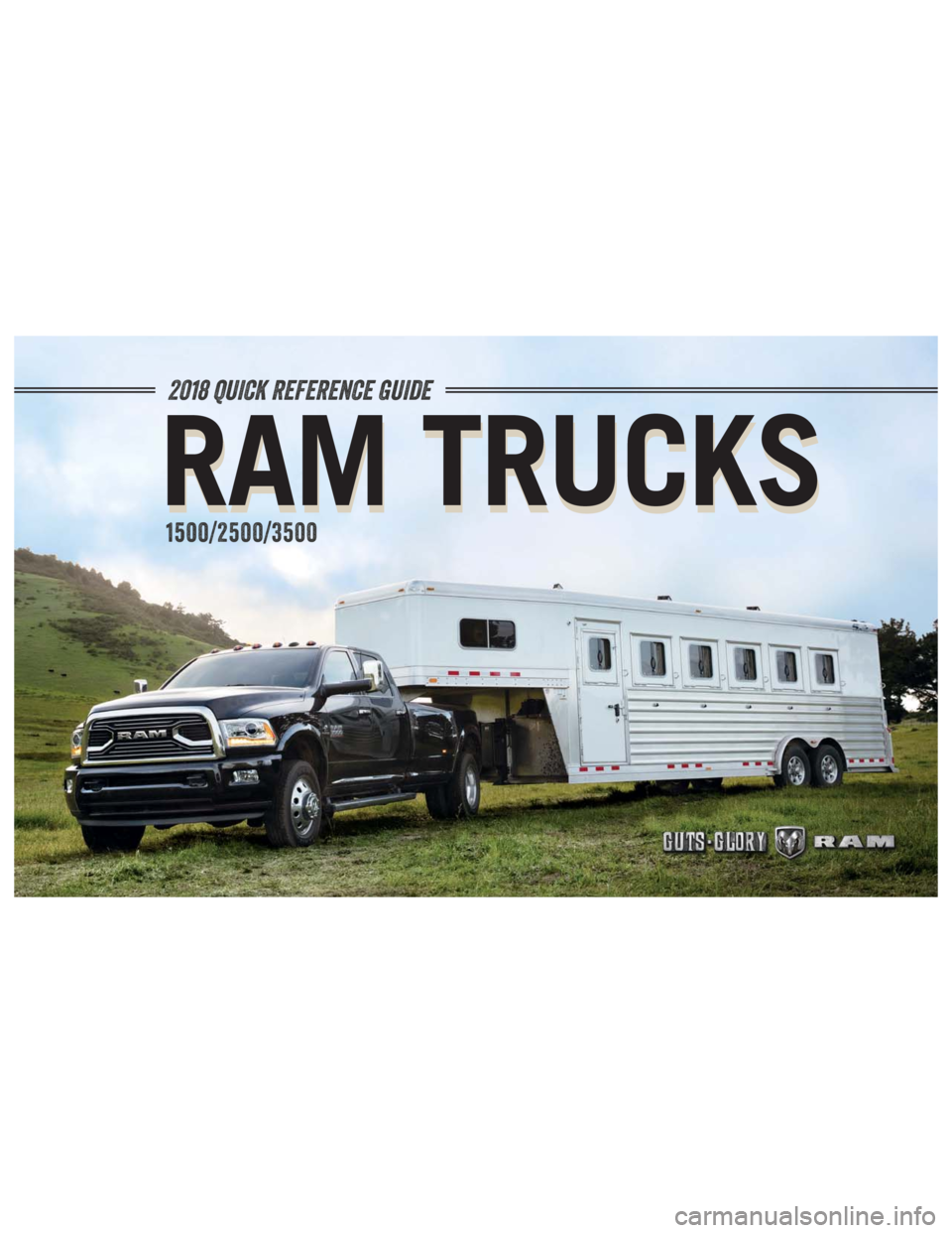 Ram 1500 2018  Quick Reference Guide 