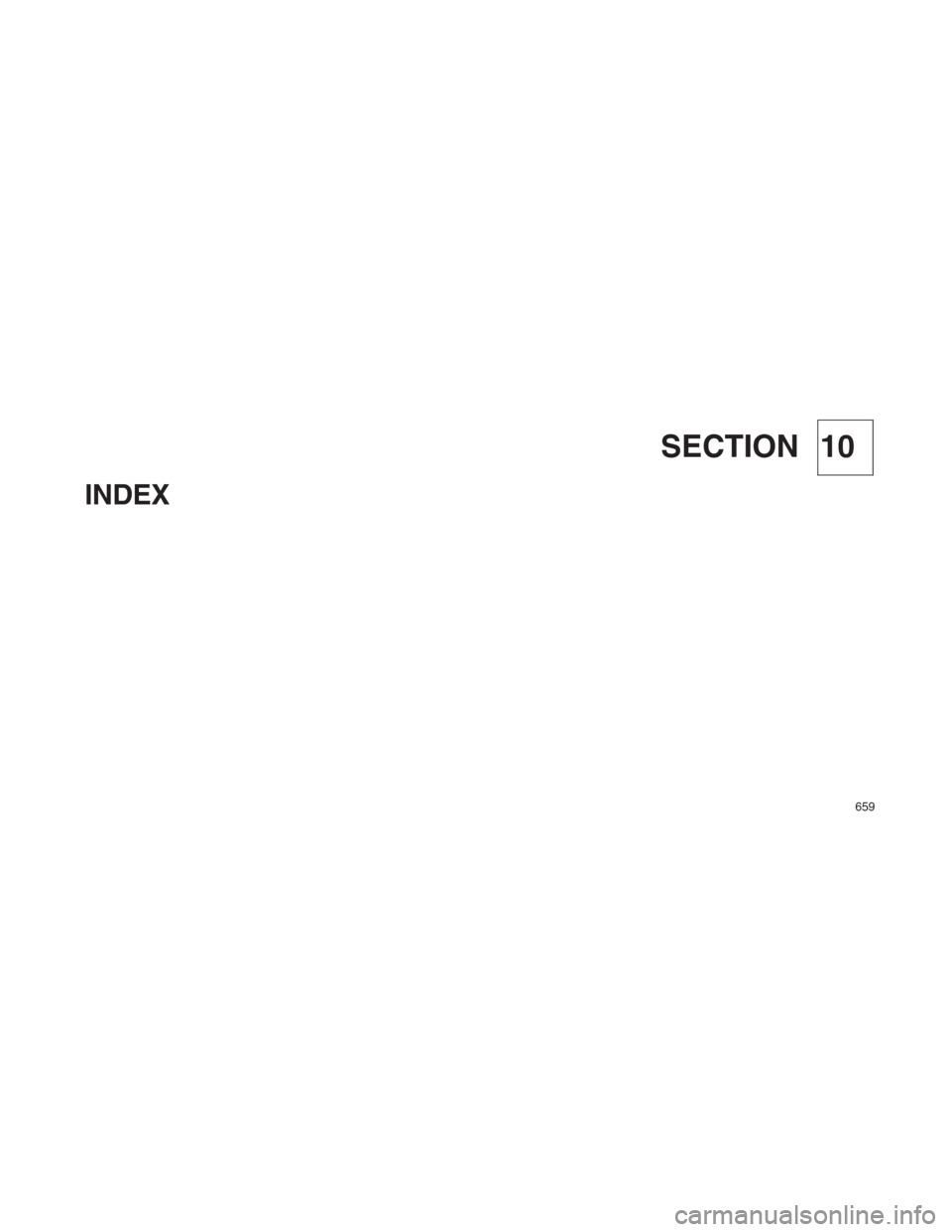 Ram 1500 2014  Manuel du propriétaire (in French)  10 SECTION
INDEX
659 
