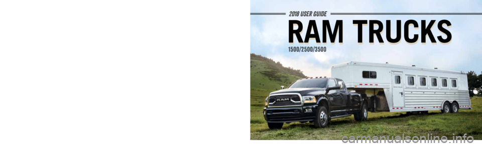 Ram 2500 2018  User Guide 