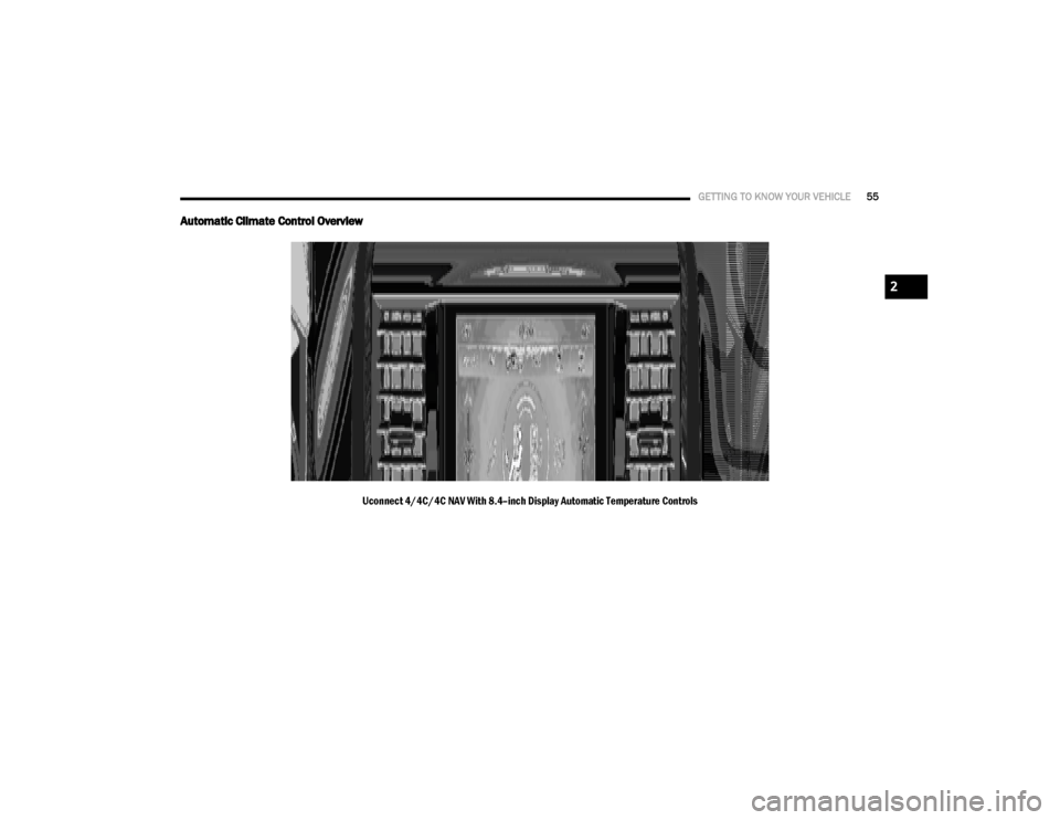 Ram 4500 Chassis Cab 2020 Workshop Manual
GETTING TO KNOW YOUR VEHICLE55
Automatic Climate Control Overview
Uconnect 4/4C/4C NAV With 8.4–inch Display Automatic Temperature Controls
2
2020_RAM_CHASSIS_CAB_OM_USA=GUID-6C67832B-7839-4CCF-BE Ram 4500 Chassis Cab 2020 Workshop Manual
GETTING TO KNOW YOUR VEHICLE55
Automatic Climate Control Overview
Uconnect 4/4C/4C NAV With 8.4–inch Display Automatic Temperature Controls
2
2020_RAM_CHASSIS_CAB_OM_USA=GUID-6C67832B-7839-4CCF-BE