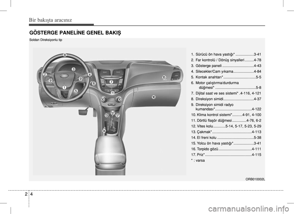 Hyundai Accent 2017  Kullanım Kılavuzu (in Turkish) 