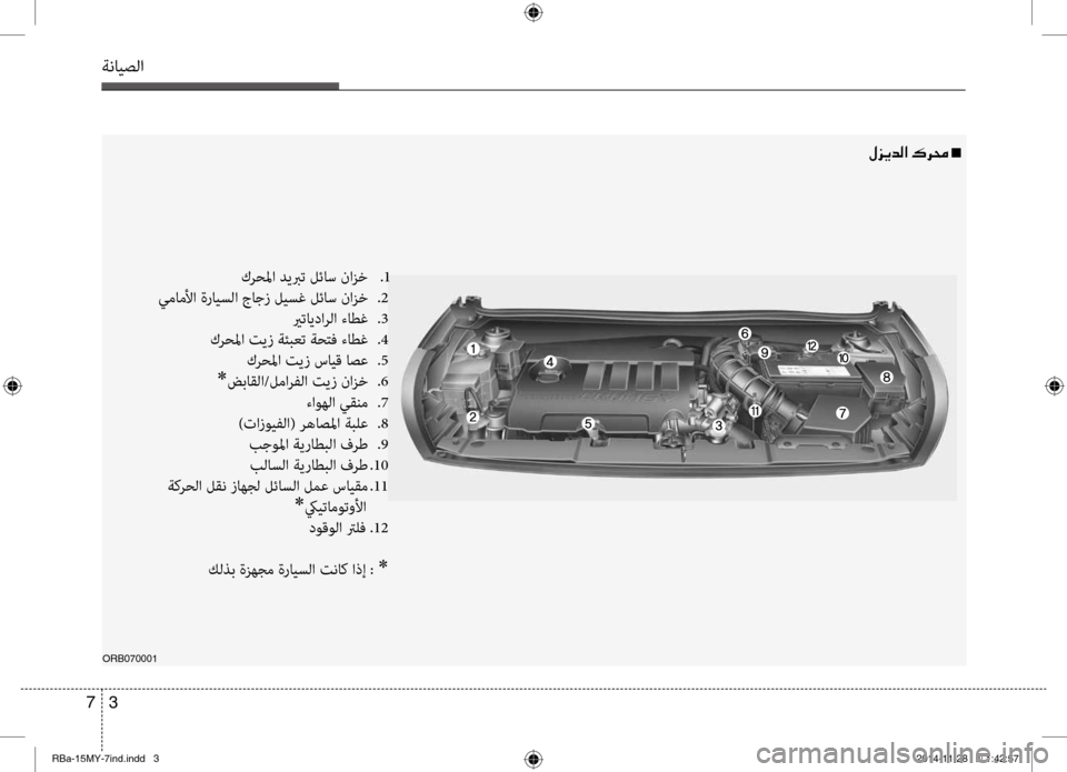 Hyundai Accent 2016 دليل المالك 3
7
ةنايصلا
00BB006A00CA006400B8003F001E00B700680088001En
يمامنيbا ةرايسلا جاجز ليسغ لئاس نانيfخ
.2
يرتايدارلا ءاطغ .3
كرحلما تيز ةئ Hyundai Accent 2016 دليل المالك 3
7
ةنايصلا
00BB006A00CA006400B8003F001E00B700680088001En
يمامنيbا ةرايسلا جاجز ليسغ لئاس نانيfخ
.2
يرتايدارلا ءاطغ .3
كرحلما تيز ةئ