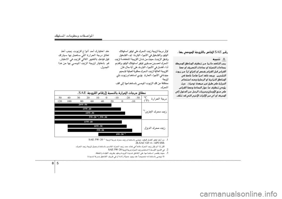 Hyundai Accent 2012  دليل المالك 5 8pKN²*«  UuKFË  UH«u*«
 r— SAE ÆUNÐ wu*« WłËeKUÐ ’U)« 
ð R Ł d   œ — ł W    e Ë ł W   “ ¹ X   « ; d „   Ž K v   ð u 
 O d   « Ý ² N ö „
«  u 	 u œ 