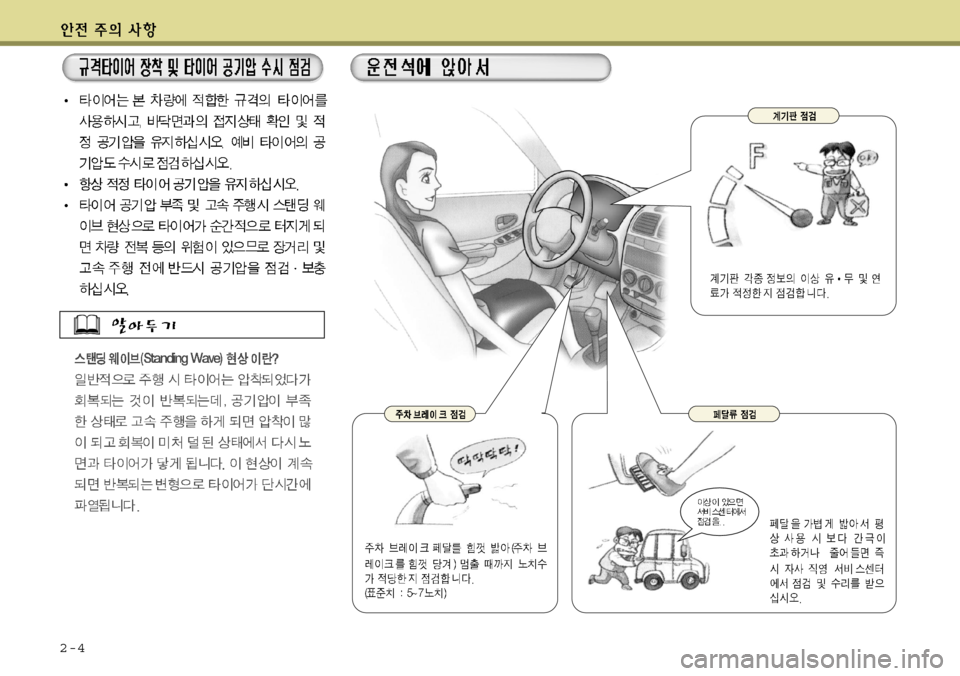 Hyundai Accent 2011.5 엑센트 RB - 사용 설명서 (in Korean) 2-4 Hyundai Accent 2011.5 엑센트 RB - 사용 설명서 (in Korean) 2-4
