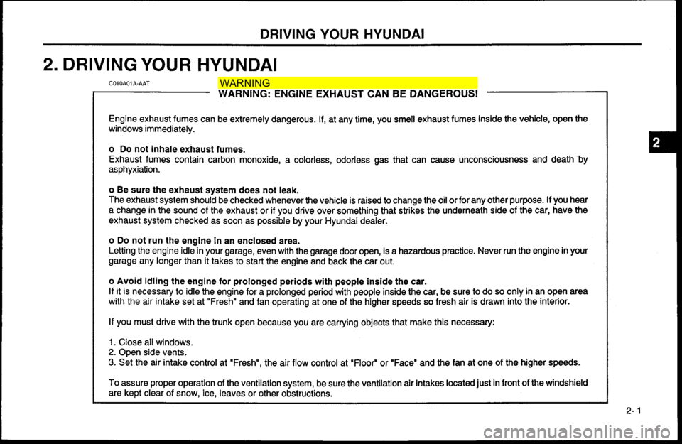 Hyundai Accent 2000 Repair Manual WAR NIN G Hyundai Accent 2000 Repair Manual WAR NIN G