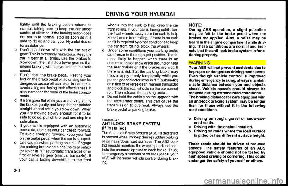 Hyundai Accent 2000 Manual PDF WAR NIN G Hyundai Accent 2000 Manual PDF WAR NIN G
