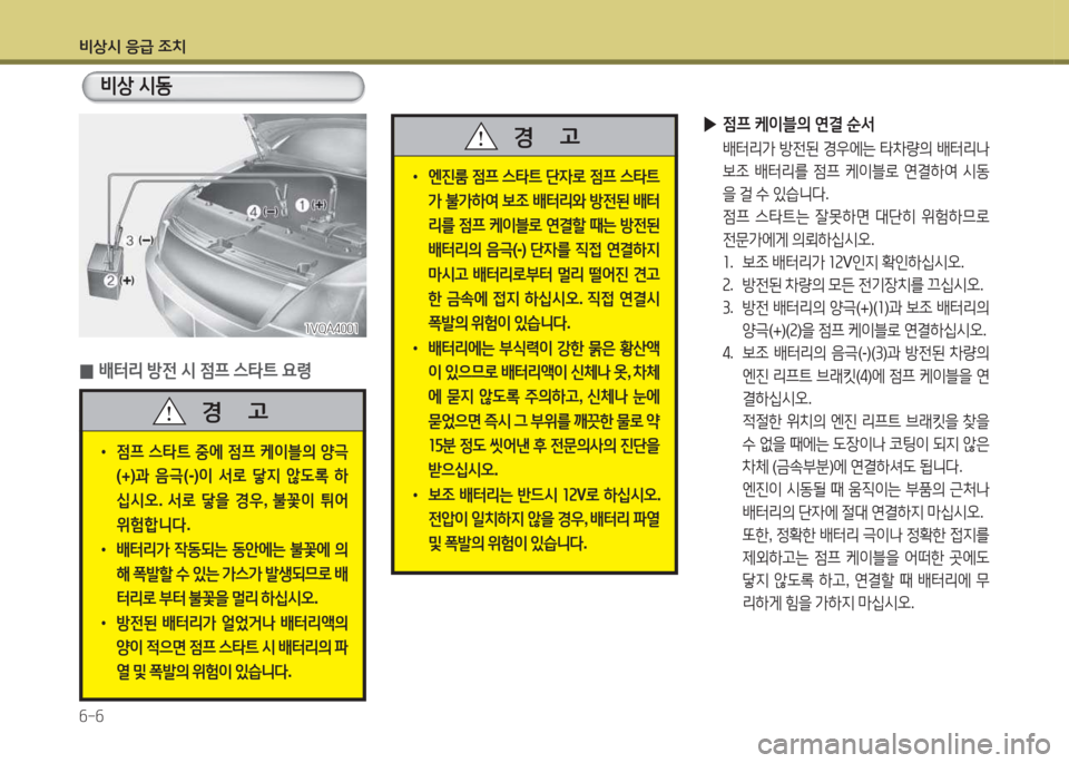 Hyundai Avante 2015  아반떼 MD - 사용 설명서 (in Korean) 비상/d 응