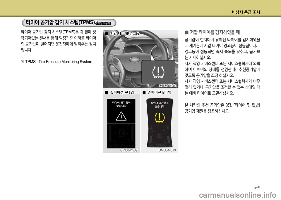 Hyundai Avante 2014  아반떼 MD - 사용 설명서 (in Korean) 비상/d 응
