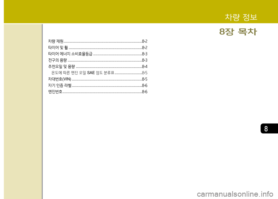Hyundai Avante 2014  아반떼 MD - 사용 설명서 (in Korean) 8
8
