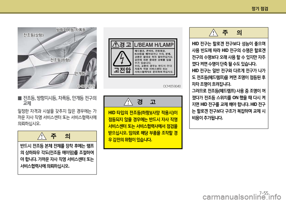 Hyundai Avante 2013 아반떼 MD - 사용 설명서 (in Korean) 4 Hyundai Avante 2013 아반떼 MD - 사용 설명서 (in Korean) 4