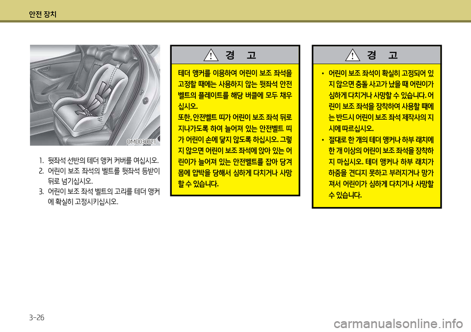 Hyundai Avante 2013 아반떼 MD - 사용 설명서 (in Korean) 1 Hyundai Avante 2013 아반떼 MD - 사용 설명서 (in Korean) 1