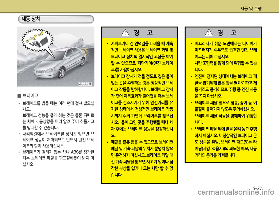 Hyundai Avante 2013  아반떼 MD - 사용 설명서 (in Korean) /d동 및 주B자-속7
 
0 브$