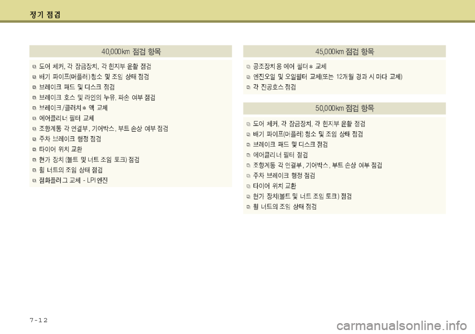 Hyundai Avante 2011  아반떼 MD - 사용 설명서 (in Korean) 7-1 2 