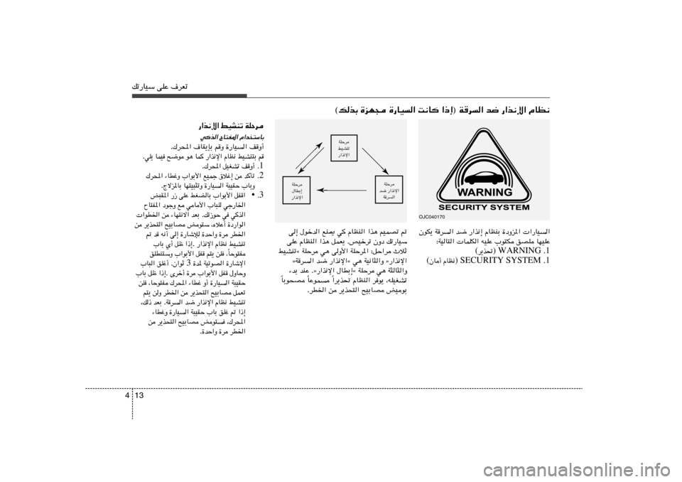 Hyundai Azera 2014  دليل المالك 13 4pð—UOÝ vKŽ ·dFð
©pcÐ …eN− …—UO« X½U «–≈® Wd« b{ —«c½ù« ÂUE½WKŠd
jOAMð
—«c½ù«
WKŠd
‰UDÐ≈
—«c½ù«WKŠd
b{ —«c½ù«
Wd
«
WKŠd 