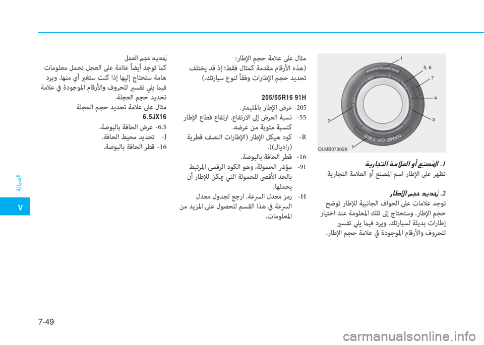 Hyundai Elantra 2019  دليل المالك �م
ﺔﻧﺎﻴﺼﻟا
7-49
�a�h�ق�ﺷ�ﻒ�ﻢ�ﴫ�ﳌ�ن�a�ؤ�ﴘ�3�ﴫ�ﳌ�ن�t�ع�ن�ين�غ�W�ﺜ �َ�5�ﳌ�ن�ن.1
ﺔﻳرﺎﺠﺘﻟا ﺔﻣﻼﻌﻟا وأ ﻊﻨﺼﳌا ﻢﺳا رﺎ