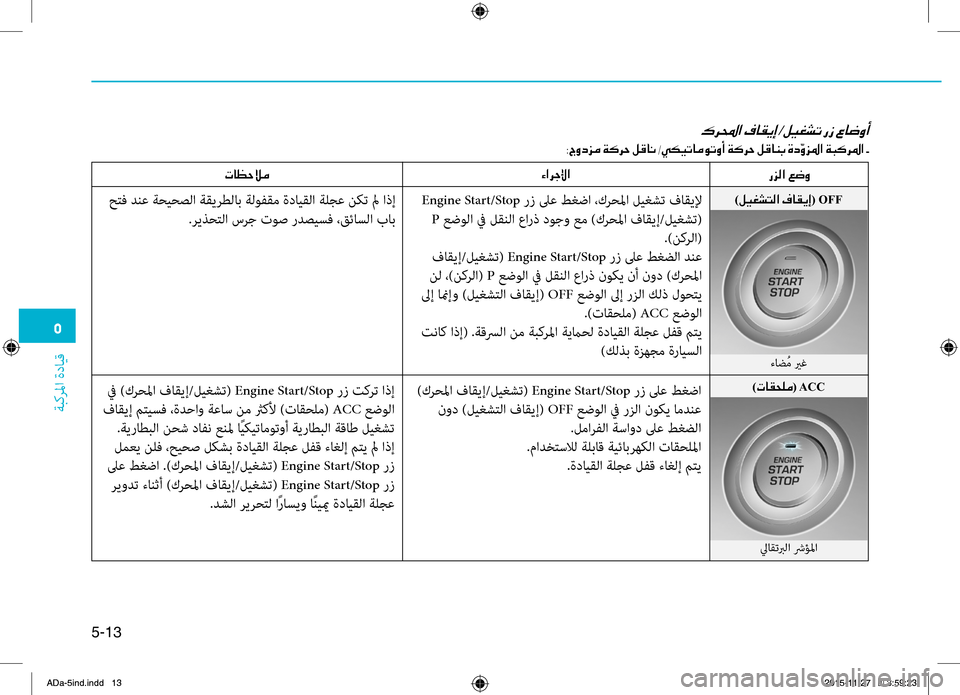 Hyundai Elantra 2017  دليل المالك 0033
ةبكرلما
.ةدايِّf
5-13
00B70068000E003F001E/00BA00CB00A90070004B001E
0038005600C80063006A00BC001E00CF00B400680057001E00BA00B0004000C0001E002D00CC00B500CB004B004000BC00C9004B00C8004100