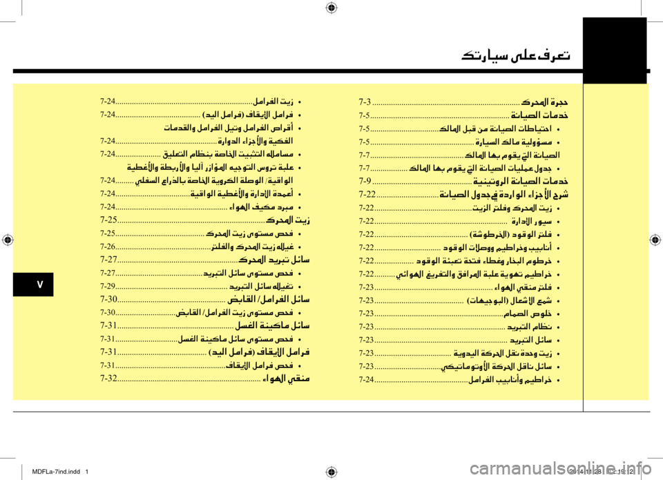 Hyundai Elantra 2014 دليل المالك 00B6004B0067004000CB006B001E00D000B900A4001E00AF006800A5004B
7-24.................................................................. 00BA00BC003F006800AD00B8003F •
7-24 .............................. Hyundai Elantra 2014 دليل المالك 00B6004B0067004000CB006B001E00D000B900A4001E00AF006800A5004B
7-24.................................................................. 00BA00BC003F006800AD00B8003F •
7-24 ..............................