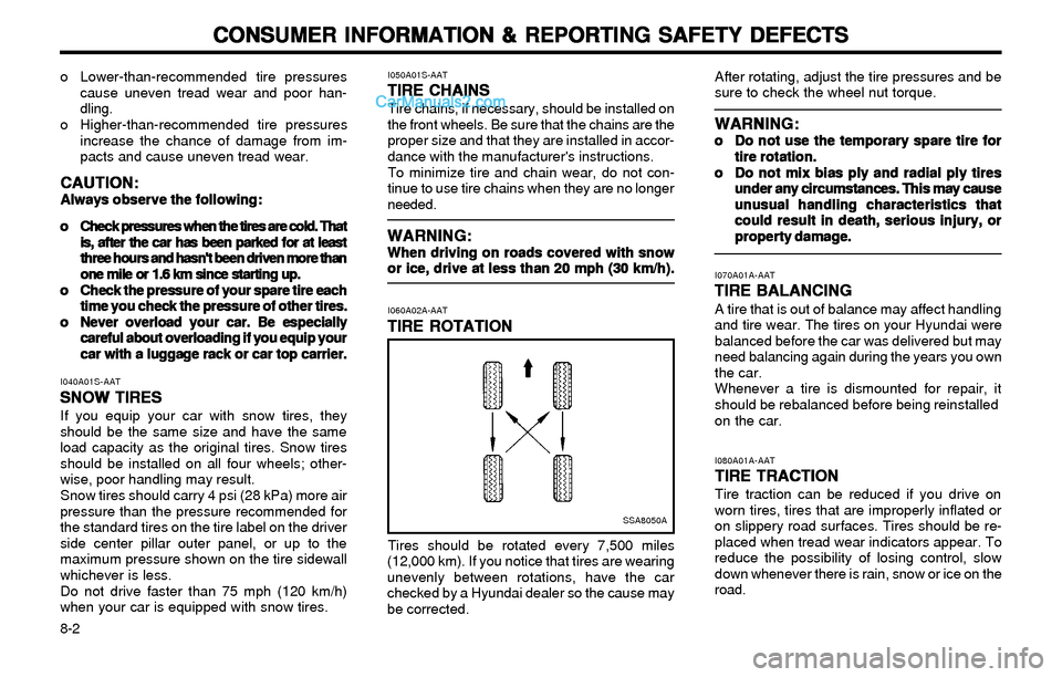 Hyundai Elantra 2003 Owners Manual CONSUMER INFORMATION & REPORTING SAFETY DEFECTS CONSUMER INFORMATION & REPORTING SAFETY DEFECTSCONSUMER INFORMATION & REPORTING SAFETY DEFECTS CONSUMER INFORMATION & REPORTING SAFETY DEFECTS
CONSUMER Hyundai Elantra 2003 Owners Manual CONSUMER INFORMATION & REPORTING SAFETY DEFECTS CONSUMER INFORMATION & REPORTING SAFETY DEFECTSCONSUMER INFORMATION & REPORTING SAFETY DEFECTS CONSUMER INFORMATION & REPORTING SAFETY DEFECTS
CONSUMER