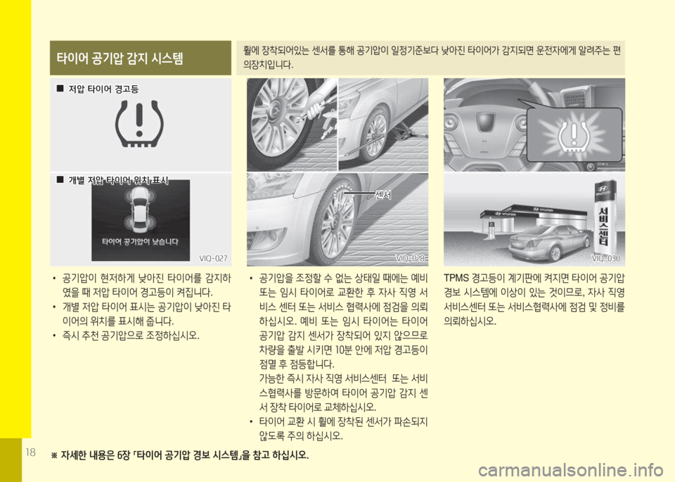 Hyundai Equus 2015 에쿠스 VI - 사용 설명서 (in Korean) 소8
타이어 공기압 감6H /d스템 휠에 장8 Hyundai Equus 2015 에쿠스 VI - 사용 설명서 (in Korean) 소8
타이어 공기압 감6H /d스템 휠에 장8