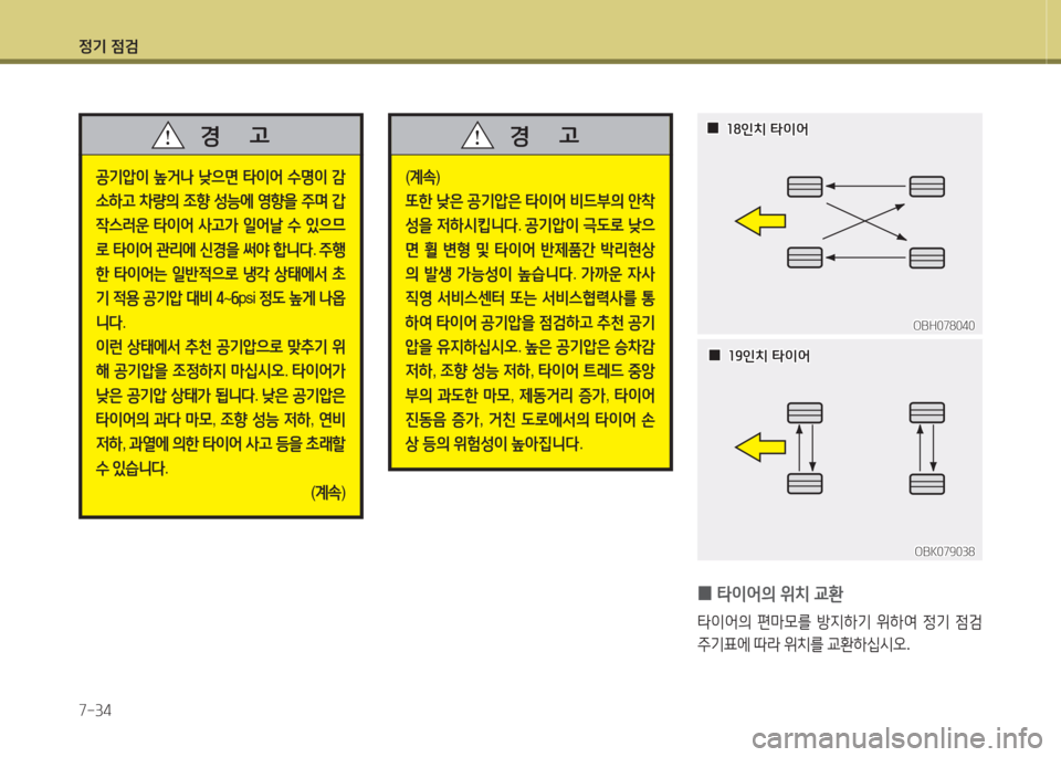 Hyundai Equus 2015 에쿠스 VI - 사용 설명서 (in Korean) 정기 4 Hyundai Equus 2015 에쿠스 VI - 사용 설명서 (in Korean) 정기 4