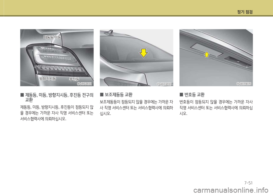 Hyundai Equus 2015 에쿠스 VI - 사용 설명서 (in Korean) 정기 4 Hyundai Equus 2015 에쿠스 VI - 사용 설명서 (in Korean) 정기 4