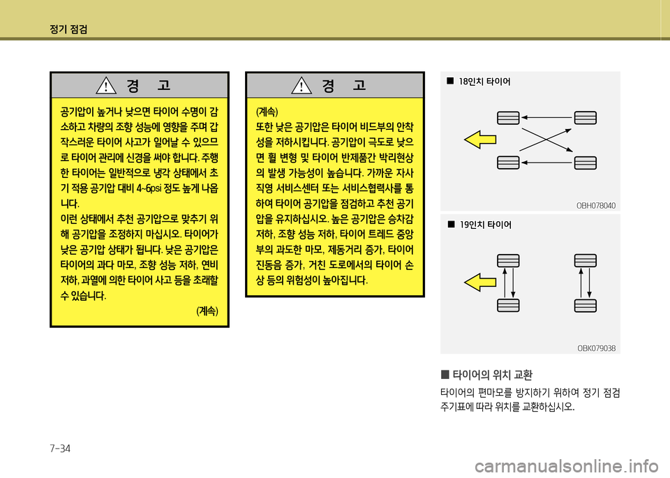 Hyundai Equus 2013 에쿠스 VI - 사용 설명서 (in Korean) 정기 4 Hyundai Equus 2013 에쿠스 VI - 사용 설명서 (in Korean) 정기 4