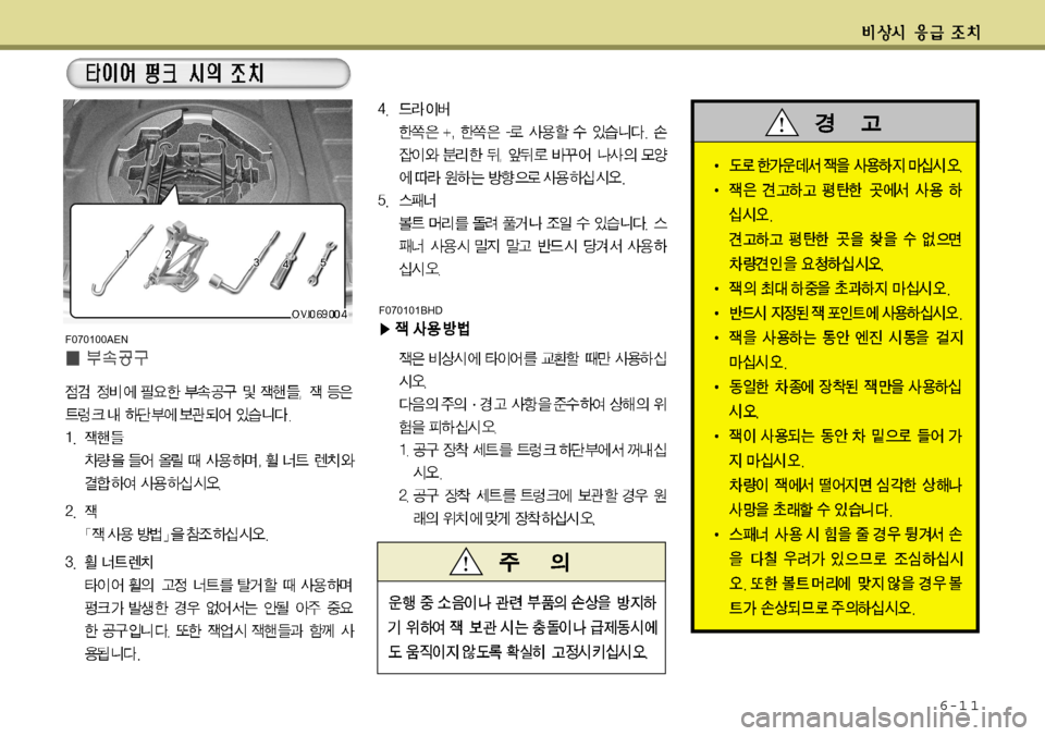 Hyundai Equus 2012 에쿠스 VI - 사용 설명서 (in Korean) 6-1 1
F070101BHD
F070100AEN Hyundai Equus 2012 에쿠스 VI - 사용 설명서 (in Korean) 6-1 1
F070101BHD
F070100AEN