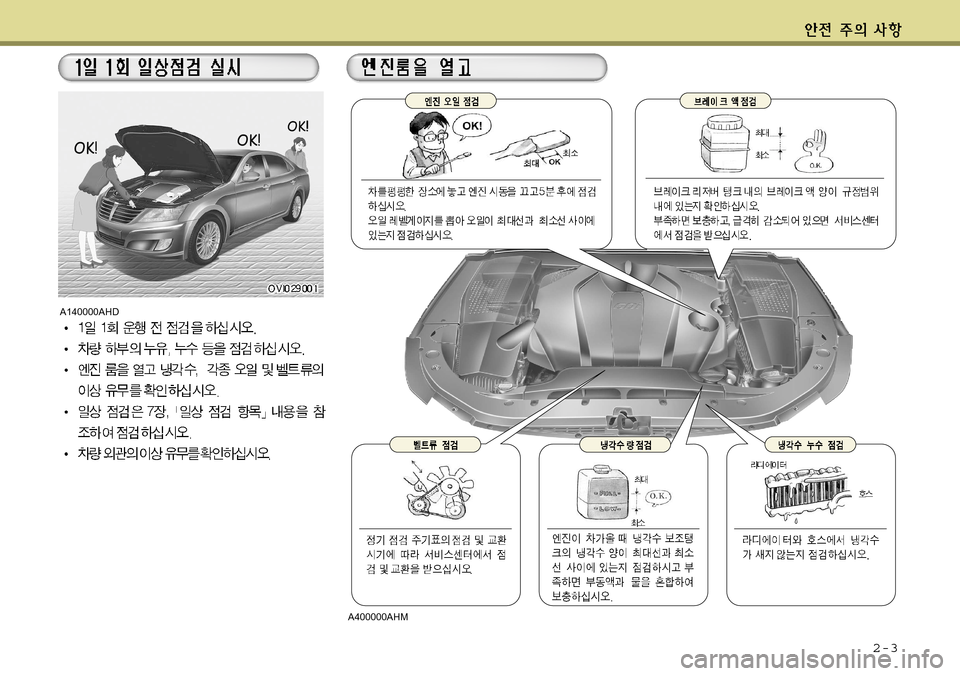 Hyundai Equus 2011  에쿠스 VI - 사용 설명서 (in Korean) 2-3
A140000AHDA400000AHM        