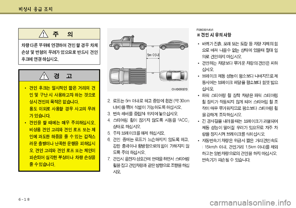 Hyundai Equus 2011  에쿠스 VI - 사용 설명서 (in Korean) 6-1 8
F080301AVI  