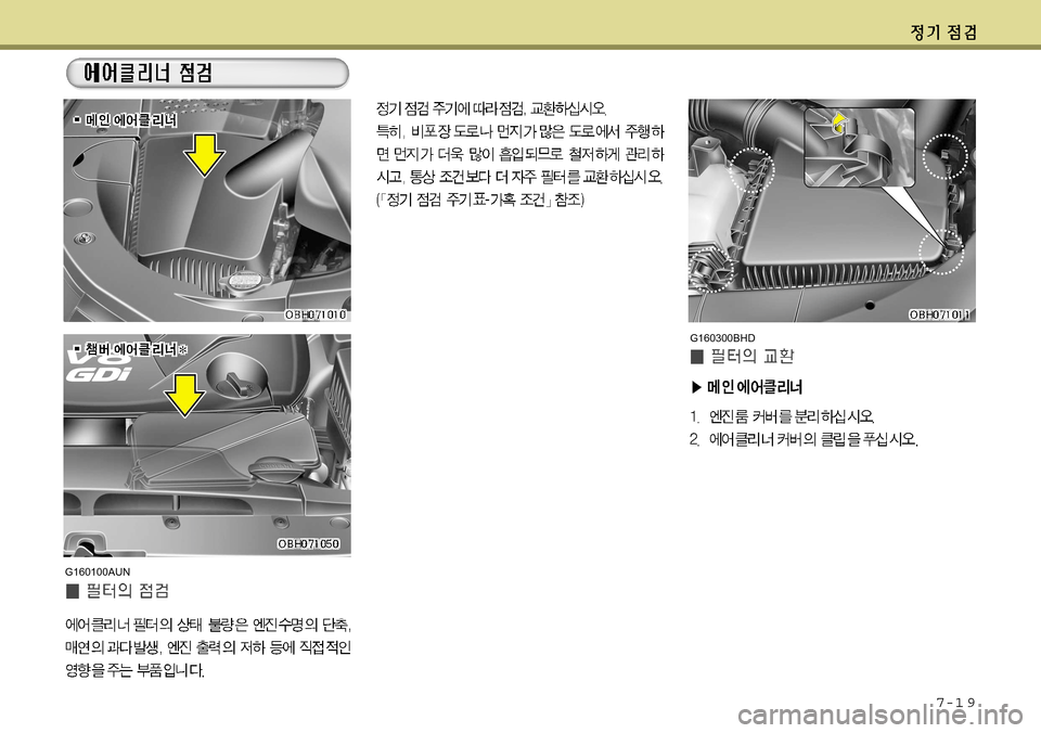 Hyundai Equus 2011  에쿠스 VI - 사용 설명서 (in Korean) 7-1 9
G160100AUN
G160300BHD    
