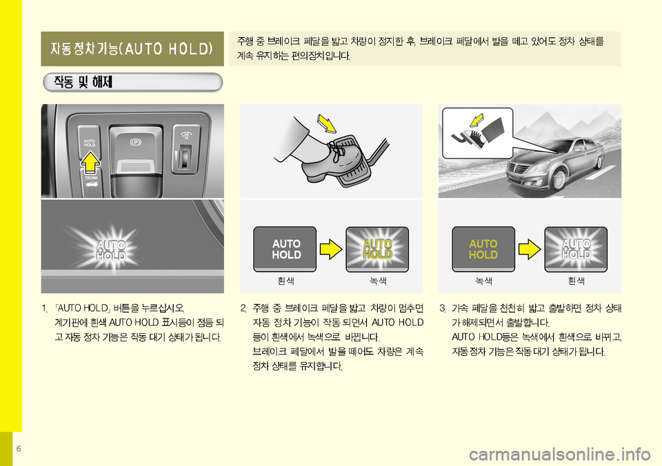 Hyundai Equus 2011 에쿠스 VI - 사용 설명서 (in Korean) 6 Hyundai Equus 2011 에쿠스 VI - 사용 설명서 (in Korean) 6
