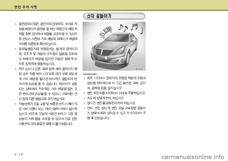 Hyundai Equus 2009 에쿠스 VI - 사용 설명서 (in Korean) 2-1 8
A030000ABH Hyundai Equus 2009 에쿠스 VI - 사용 설명서 (in Korean) 2-1 8
A030000ABH