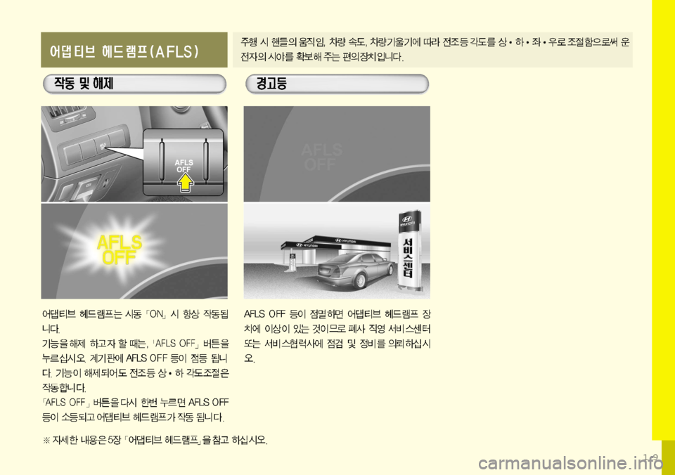 Hyundai Equus 2009 에쿠스 VI - 사용 설명서 (in Korean) 19 Hyundai Equus 2009 에쿠스 VI - 사용 설명서 (in Korean) 19