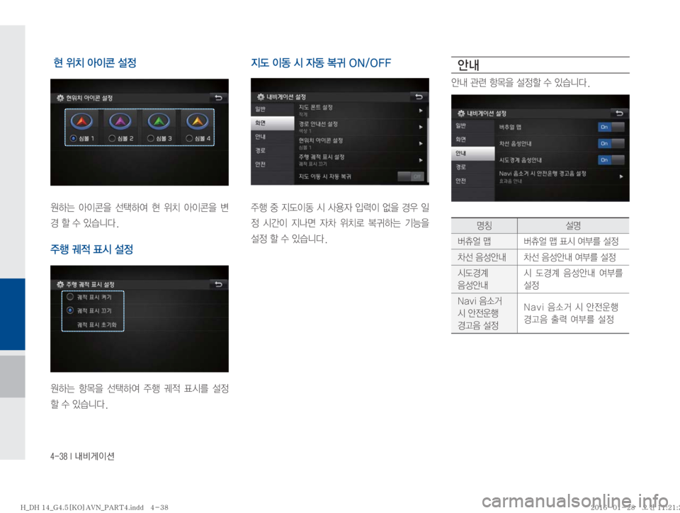 Hyundai Genesis 2016  제네시스DH 표준4 내비게이션 (in Korean) ������*�r:q
IÌ
�
�
$–�	‡
IÑ�¸


