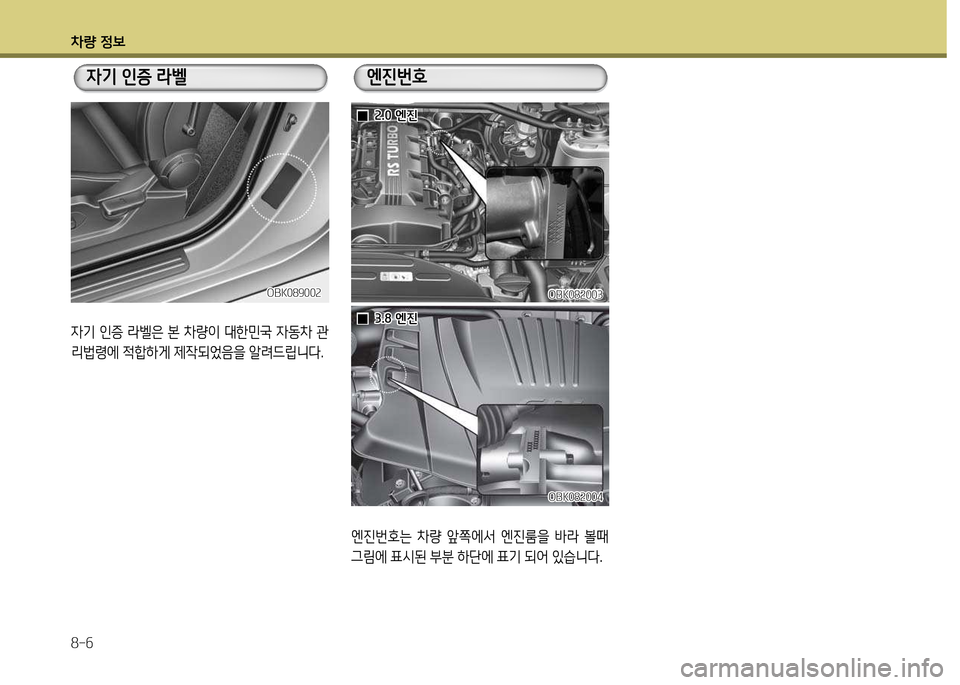 Hyundai Genesis Coupe 2016 제네시스 쿠페 BK - 사용 설명서 (in Korean) 차량 4 Hyundai Genesis Coupe 2016 제네시스 쿠페 BK - 사용 설명서 (in Korean) 차량 4