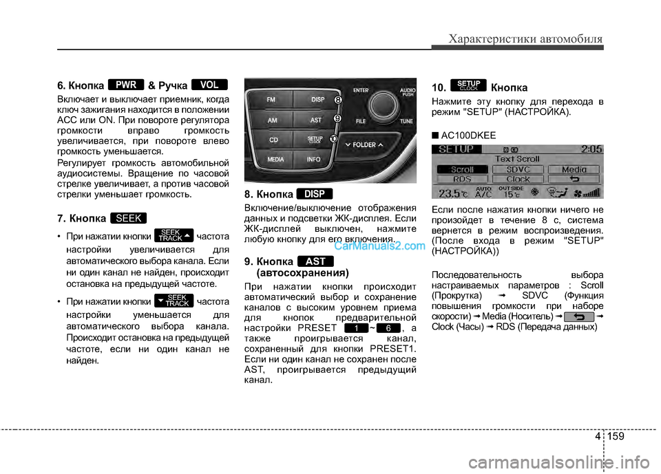 Hyundai Genesis Coupe 2013 Инструкция по эксплуатации (in Russian) 4 159
Характер\bст\bк\b авто\fоб\bля
6. Кнопка & Ручка
ВклЖЧчЖGет и выклЖЧчЖGет приемник, когдЖG
клЖЧч зЖGжигЖGния нЖGх Hyundai Genesis Coupe 2013 Инструкция по эксплуатации (in Russian) 4 159
Характер\bст\bк\b авто\fоб\bля
6. Кнопка & Ручка
ВклЖЧчЖGет и выклЖЧчЖGет приемник, когдЖG
клЖЧч зЖGжигЖGния нЖGх